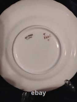 EST 1774 CAULDON CHINA ENGLAND Tea cup and Saucer T3246