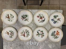 Edward Marshal Boehm Studio Hamilton Collection Hummingbird Plates Set of 8