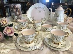 Elegant Royal Albert England Bone China Braemar Tea Set