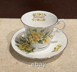Elizabethan Staffordshire Bone China England Flowers Cup & Saucer Set