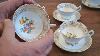 English China Tea Set Collingwood Cabinet Floral China Teacup And Saucer