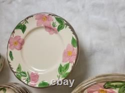 FRANCESCAN CHINA Dessert Rose Complete Set From ENGLAND. Excellent Condition