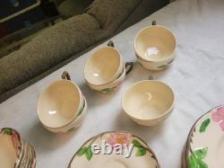 FRANCESCAN CHINA Dessert Rose Complete Set From ENGLAND. Excellent Condition