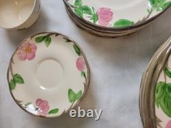 FRANCESCAN CHINA Dessert Rose Complete Set From ENGLAND. Excellent Condition
