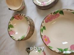 FRANCESCAN CHINA Dessert Rose Complete Set From ENGLAND. Excellent Condition