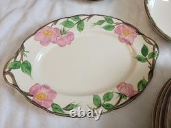 FRANCESCAN CHINA Dessert Rose Complete Set From ENGLAND. Excellent Condition