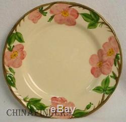 FRANCISCAN china DESERT ROSE England pattern 59-piece Set for 12 (less 1 salad)