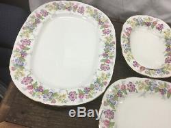 FULL SET DISHES FOR 8 Coal Port Maytime Bone China Made In ENGLAND