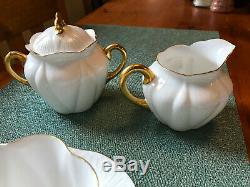 Fine Bone China Coffee/tea And Cake Set From Shelley England 40 Pieces In All