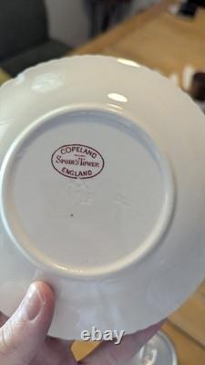 Fine China Plate Set Spode England Tower C 1814. 44 In Total