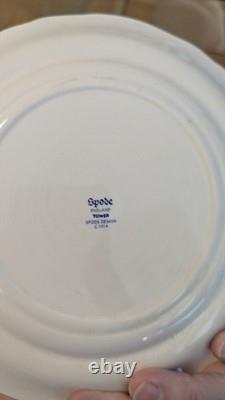 Fine China Plate Set Spode England Tower C 1814. 44 In Total