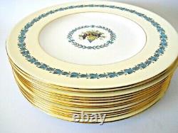 Fine Wedgwood Bone China Appledore W3257 Set of 6 Dinner Plates-Unused Retired