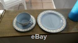 Fine china dinnerware sets Wedgewood made in England Embossed Queen's Ware