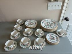 Four 5-piece Place Settings Of Aynsley Pembroke Fine English Bone China (mint)