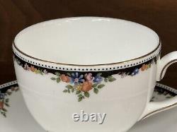 Full Set of (12) Wedgwood OSBORNE Bone China Cups & Saucers R4699 England