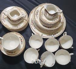 GRINDLEY Ivory China England Vintage MARJORIE 62 Piece Set