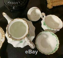 George Jones & Sons England Crescent China Porcelain Tea Set a3190 Teapot & more