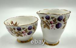 Golden Bramble Royal Stafford England Made Bone China Tea Cup 7 Piece Set