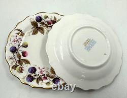 Golden Bramble Royal Stafford England Made Bone China Tea Cup 7 Piece Set