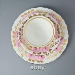 Grosvenor Bone China England Swansea Rose 5206 Three-Piece Set-Read