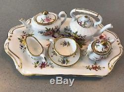 HAMMERSLEY England Bone China Howard Sprays Miniature Full Tea Set