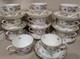 Hammersley Bone China England Dresden Sprays 11 Cups& 10 Saucers Set Rare