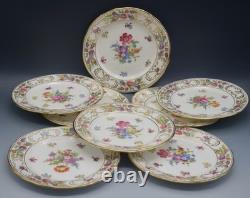 Hammersley England Bone China Dresden Sprays Set Of 8 Bread And Butter Plates 6