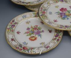 Hammersley England Bone China Dresden Sprays Set Of 8 Bread And Butter Plates 6