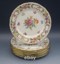 Hammersley England Bone China Dresden Sprays Set Of 8 Bread And Butter Plates 6