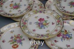 Hammersley England Bone China Dresden Sprays Set Of 8 Bread And Butter Plates 6
