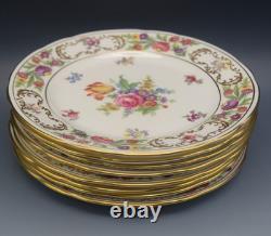 Hammersley England Bone China Dresden Sprays Set Of 8 Bread And Butter Plates 6