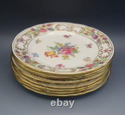Hammersley England Bone China Dresden Sprays Set Of 8 Bread And Butter Plates 6