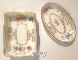 Hammersley Lady Eileen Bone China England Stamped Antique 19th Century Small Set