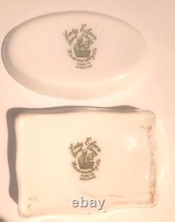 Hammersley Lady Eileen Bone China England Stamped Antique 19th Century Small Set