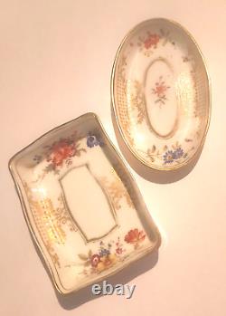 Hammersley Lady Eileen Bone China England Stamped Antique 19th Century Small Set