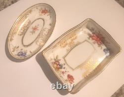 Hammersley Lady Eileen Bone China England Stamped Antique 19th Century Small Set