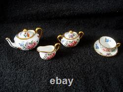 Hammersley Miniature Five Piece Bone China Tea Set Made in England
