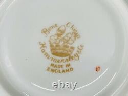Hammersley Queen Anne Tea Cup Saucer Set Bone China England