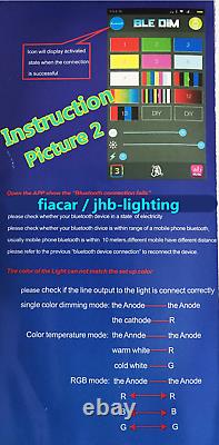 Jhb-lighting 15.5 RGB Color Bluetooth LED Wheel Lights 4PCS Kit send to England