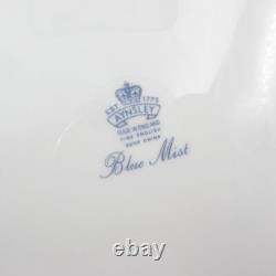 John Aynsley Bone China England BLUE MIST Service for Four 20 Piece Set Used