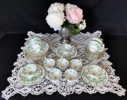 John Ridgway & Co Cauldon Place Hand Painted Bone China Trio Sets (6) c. 1830-35