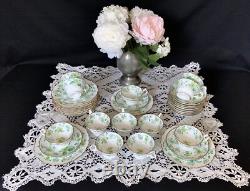 John Ridgway & Co Cauldon Place Hand Painted Bone China Trio Sets (6) c. 1830-35