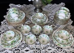 John Ridgway & Co Cauldon Place Hand Painted Bone China Trio Sets (6) c. 1830-35