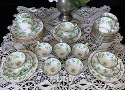 John Ridgway & Co Cauldon Place Hand Painted Bone China Trio Sets (6) c. 1830-35
