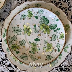 John Ridgway & Co Cauldon Place Hand Painted Bone China Trio Sets (6) c. 1830-35