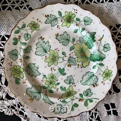 John Ridgway & Co Cauldon Place Hand Painted Bone China Trio Sets (6) c. 1830-35