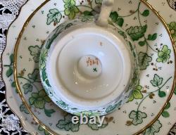 John Ridgway & Co Cauldon Place Hand Painted Bone China Trio Sets (6) c. 1830-35 John Ridgway & Co Cauldon Place Hand Painted Bone China Trio Sets (6) c. 1830-35