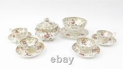 John & William Ridgway Bone China Cauldon Place Works'Argyle' 2/3211 Tea Set