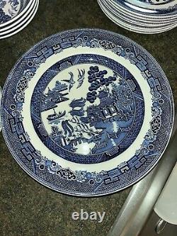 Johnson Bros. Willow Blue England China 47 Pieces