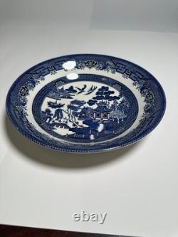 Johnson Brothers Blue Willow Dinnerware 41 pc set (8 place sets) Made in England